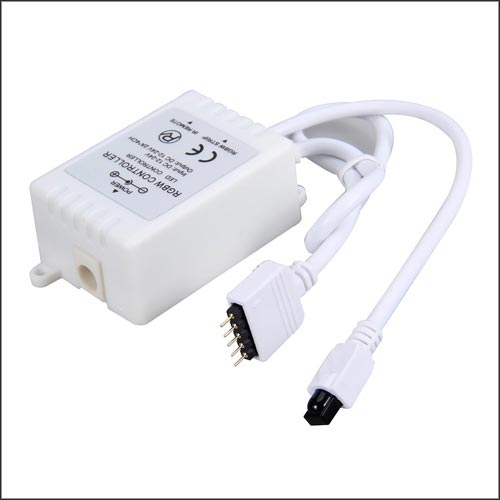 DC12/24V Max 8A 4Ax2CH, Universal mini LED RGBW Controller With 40key RF Infrared remote Control For RGBW Strips or Bulbs DC12/24V Max 8A 4Ax2CH, Universal mini LED RGBW Controller With 40key RF Infrared remote Control For RGBW Strips or Bulbs